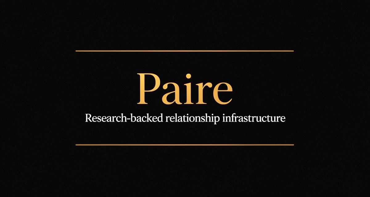 Pair Rd Paire - Relational Readiness Assessment